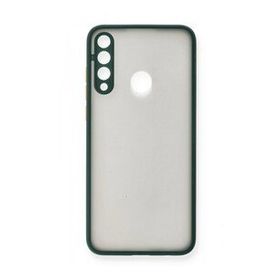 Alan Şanslı Huawei Y6P Montreal Silikon Kapak Yeşil Kılıf