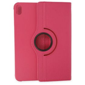 Alan Şanslı iPad 2022 10.9 10. Nesil 360 Deri Pembe Tablet Kılıfı