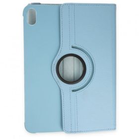 Alan Şanslı iPad 2022 10.9 10. Nesil 360 Deri Turkuaz Tablet Kılıfı