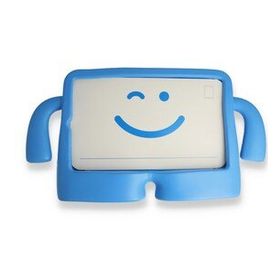 Alan Şanslı iPad 4 9.7 Mavi Karakter Tablet Silikon Kılıf