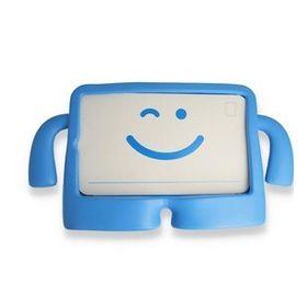 Alan Şanslı iPad 4 9.7 Mavi Karakter Tablet Silikon Kılıf