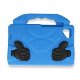 Alan Şanslı iPad 4 9.7 Mavi Like Stantlı Tablet Silikon Kılıf