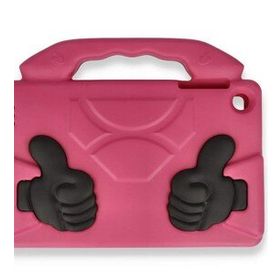 Alan Şanslı iPad 4 9.7 Pembe Like Stantlı Tablet Silikon Kılıf