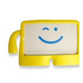 Alan Şanslı iPad 4 9.7 Sarı Karakter Tablet Silikon Kılıf