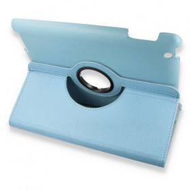 Alan Şanslı iPad 4 9.7 Turkuaz 360 Tablet Deri Kılıf