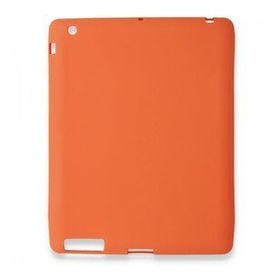 Alan Şanslı iPad 4 9.7 Turuncu Evo Tablet Silikon Kılıf