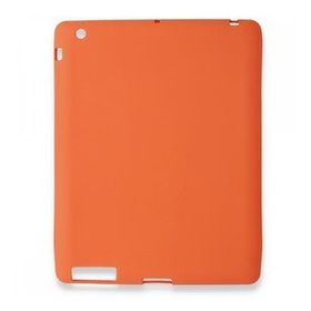 Alan Şanslı iPad 4 9.7 Turuncu Evo Tablet Silikon Kılıf