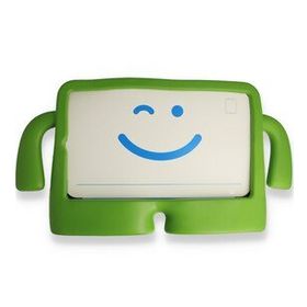 Alan Şanslı iPad 4 9.7 Yeşil Karakter Tablet Silikon Kılıf