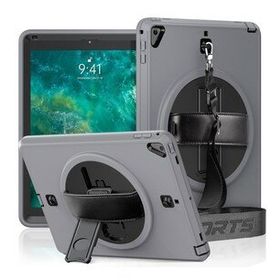 Alan Şanslı iPad 5 Air 9.7 Gri Strap C Otterbox Tablet Kapak Kılıf