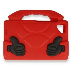 Alan Şanslı iPad 5 Air 9.7 Kırmızı Like Stantlı Tablet Silikon Kılıf
