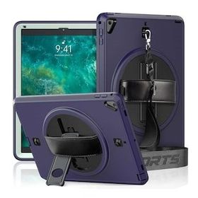 Alan Şanslı iPad 5 Air 9.7 Lacivert Strap C Otterbox Tablet Kapak Kılıf