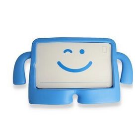 Alan Şanslı iPad 5 Air 9.7 Mavi Karakter Tablet Silikon Kılıf