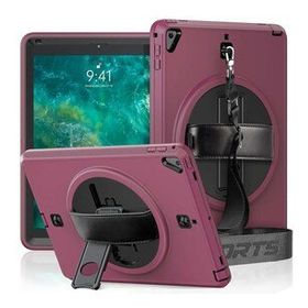 Alan Şanslı iPad 5 Air 9.7 Mürdüm Strap C Otterbox Tablet Kapak Kılıf