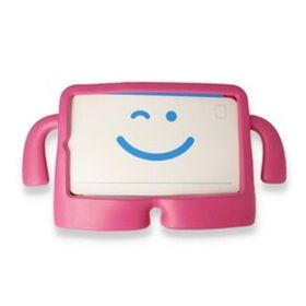 Alan Şanslı iPad 5 Air 9.7 Pembe Karakter Tablet Silikon Kılıf