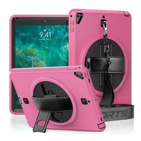 Alan Şanslı iPad 5 Air 9.7 Pembe Strap C Otterbox Tablet Kapak Kılıf