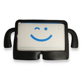 Alan Şanslı iPad 5 Air 9.7 Siyah Karakter Tablet Silikon Kılıf