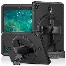 Alan Şanslı iPad 5 Air 9.7 Siyah Strap C Otterbox Tablet Kapak Kılıf