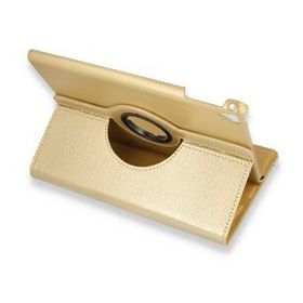 Alan Şanslı iPad 9.7 2018 360 Gold Tablet Deri Kılıf
