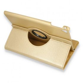 Alan Şanslı iPad 9.7 2018 360 Gold Tablet Deri Kılıf