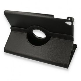 Alan Şanslı iPad 9.7 2018 360 Siyah Tablet Deri Kılıf