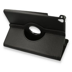 Alan Şanslı iPad 9.7 2018 360 Siyah Tablet Deri Kılıf
