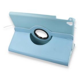 Alan Şanslı iPad 9.7 2018 360 Turkuaz Tablet Deri Kılıf