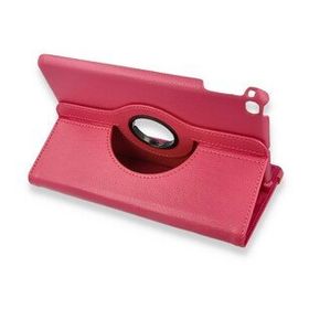 Alan Şanslı iPad Mini 4 Pembe 360 Tablet Deri Kılıf