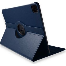 Alan Şanslı iPad Pro 11 2020 360 Lacivert Tablet Deri Kılıf