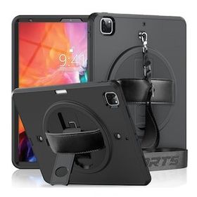 Alan Şanslı iPad Pro 12.9 2021 Strap C Otterbox Kapak Siyah Tablet Kılıfı