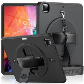 Alan Şanslı iPad Pro 12.9 2021 Strap C Otterbox Kapak Siyah Tablet Kılıfı