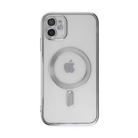 Alan Şanslı iPhone 11 Kross Magneticsafe Kapak Gümüş Cep Telefonu Kılıfı