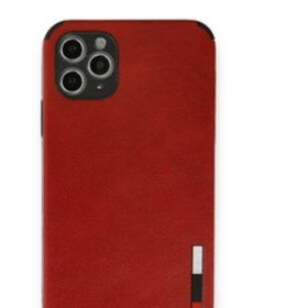 Alan Şanslı iPhone 11 Pro Kırmızı Loop Deri Silikon Kılıf