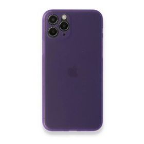 Alan Şanslı iPhone 11 Pro Mor PP Ultra İnce Kapak Kılıf