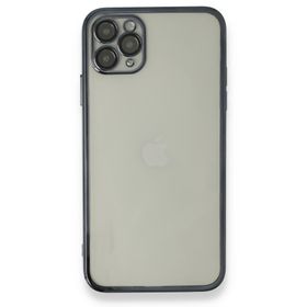 Alan Şanslı iPhone 11 Pro Razer Lensli Silikon Siyah Cep Telefonu Kılıfı