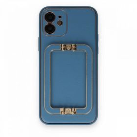 Alan Şanslı iPhone 12 Coco Elit Kapak Mavi Cep Telefonu Kılıfı