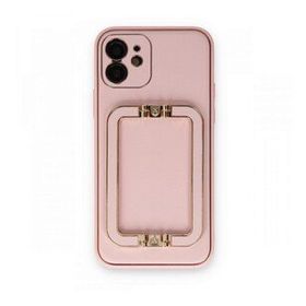 Alan Şanslı iPhone 12 Coco Elit Kapak Pembe Cep Telefonu Kılıfı