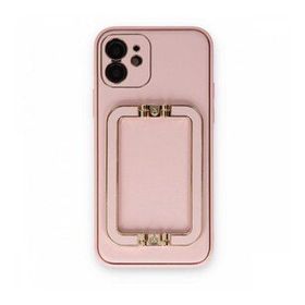 Alan Şanslı iPhone 12 Coco Elit Kapak Pembe Cep Telefonu Kılıfı