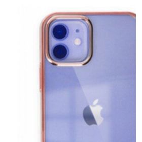 Alan Şanslı iPhone 12 Element Silikon Pembe Cep Telefonu Kılıfı