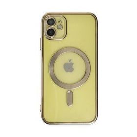 Alan Şanslı iPhone 12 Kross Magneticsafe Kapak Gold Cep Telefonu Kılıfı
