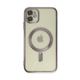 Alan Şanslı iPhone 12 Kross Magneticsafe Kapak Mor Cep Telefonu Kılıfı