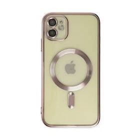 Alan Şanslı iPhone 12 Kross Magneticsafe Kapak Rose Cep Telefonu Kılıfı