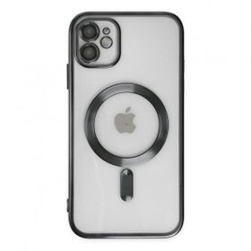 Alan Şanslı iPhone 12 Kross Magneticsafe Kapak Siyah Cep Telefonu Kılıfı
