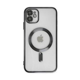 Alan Şanslı iPhone 12 Kross Magneticsafe Kapak Siyah Cep Telefonu Kılıfı