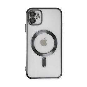 Alan Şanslı iPhone 12 Kross Magneticsafe Kapak Siyah Cep Telefonu Kılıfı