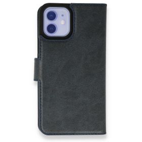 Alan Şanslı iPhone 12 Lacivert Trend S Plus Kapaklı Kılıf