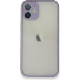 Alan Şanslı iPhone 12 Mor Montreal Silikon Kılıf