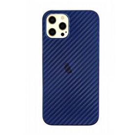 Alan Şanslı Iphone 12 Pro Mavi Max Karbon Pp Silikon Kılıf