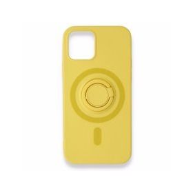 Alan Şanslı iPhone 12 Pro Max Montreal Yüzüklü Silikon Kapak Siyah Cep Telefonu Kılıfı