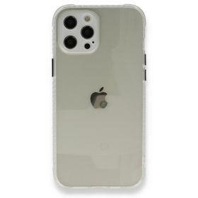 Alan Şanslı iPhone 12 Pro Miami Şeffaf Silikon Şeffaf Kılıf