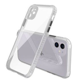 Alan Şanslı iPhone 12 Şeffaf Miami Şeffaf Silikon Kılıf